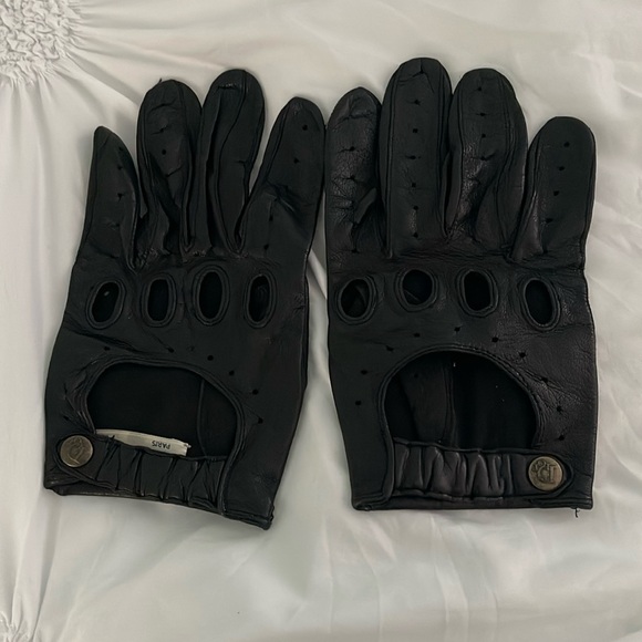 Vintage Dior Leather Driving Gloves - Picture 1 of 3